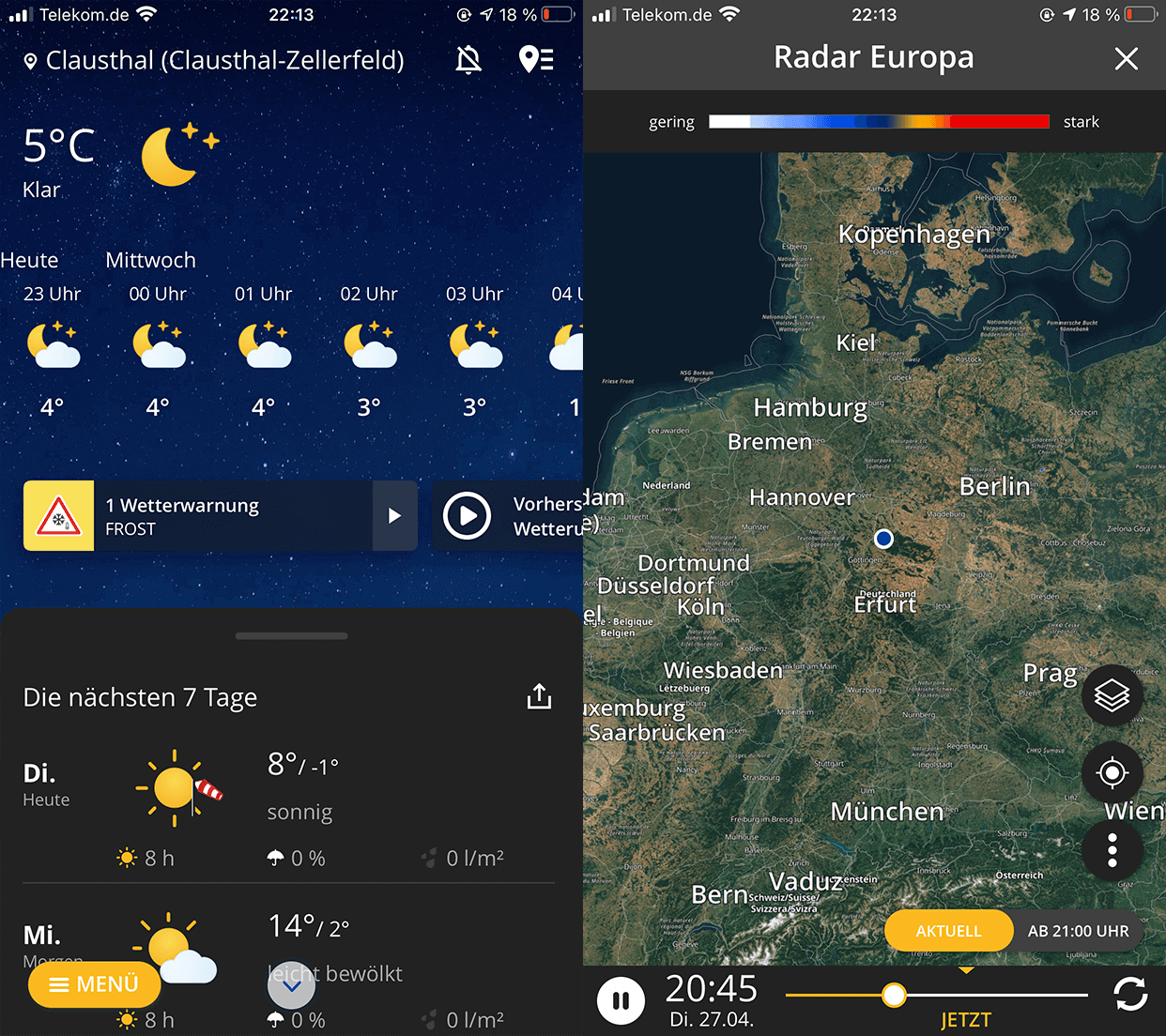 Die beste WetterApp für Deutschland (2021)