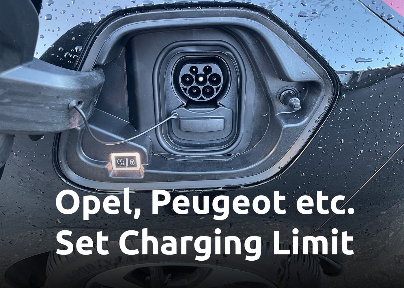 Opel / Peugeot Electric Vehicle: Set Charging Threshold Limit (to 80%)
