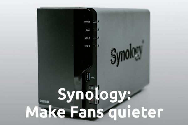 [How-to] Make Synology Diskstation Fans quieter! - via custom Fan Profile and Hibernation
