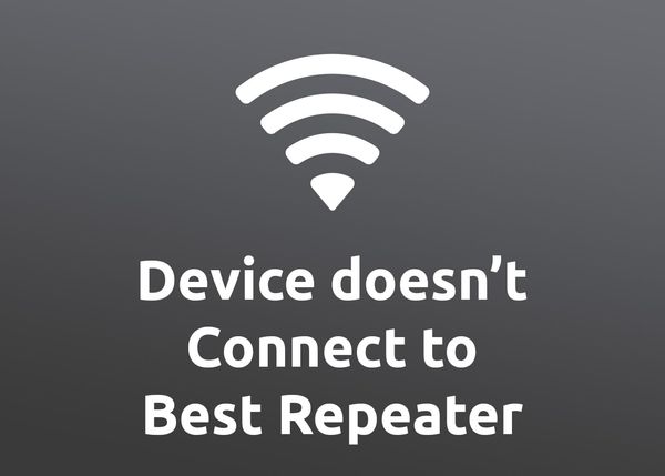 Device / Printer doesn't Connect to Best Repeater over Mesh